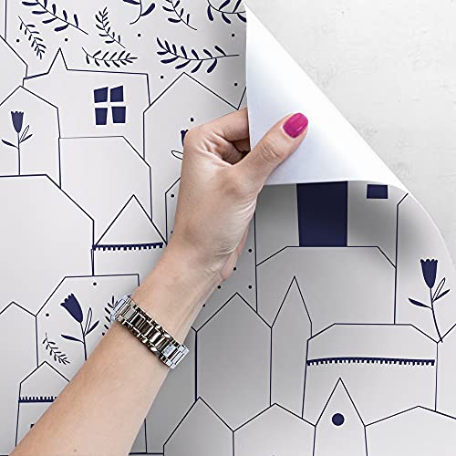 Papier Peint Auto-Adhésive Mural Figure Villes Meuble Cuisine - 4