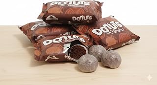 Cravante Chocolate Protein Donut Holes – 13g Protein, Low Sugar, Soft Baked Mini Donuts, Allulose & Stevia Sweetened – Guilt-Free Snack (5-Pack, 5, Count)