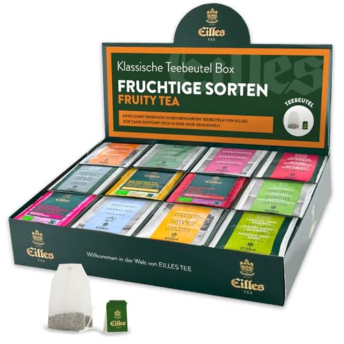 FRUITY Mischbox mit 12 Sorten EILLES Teebeutel unserer fruchtigsten Sorten