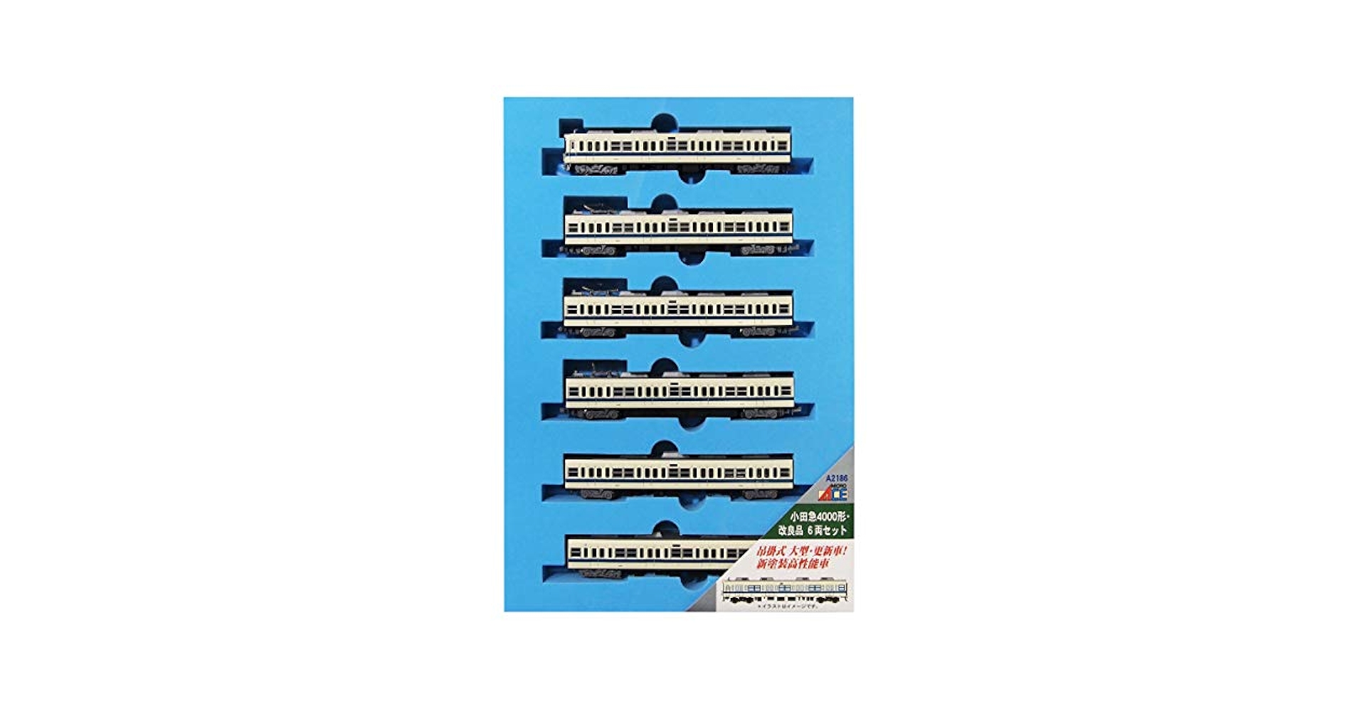 鉄道模型マイクロエース小田急4000系　6両セット 小田急 4000形 改良品 (6両セット) (鉄道模型) - ホビーサーチ