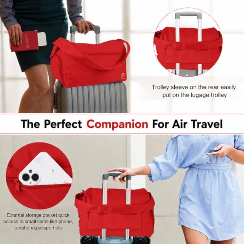 Image of PALAY Gym Bag Crossbody Duffel Bag with Shoe Compartment