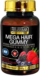 Mega Hair Gummy - Frutas Vermelhas - Belissima