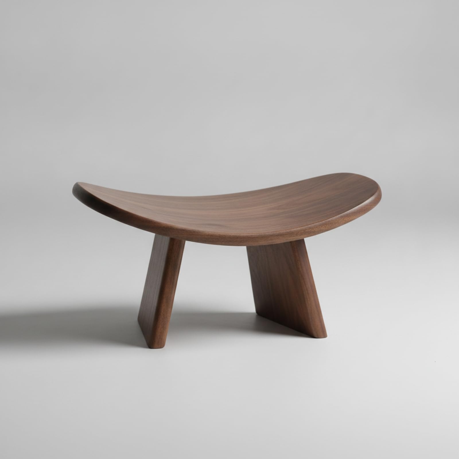 harayaa Tabure Meditación Bajo | Altura bajo Minimalista, Banco para Arrodillarse, Portátil, Mueble, Casa, Madera, M