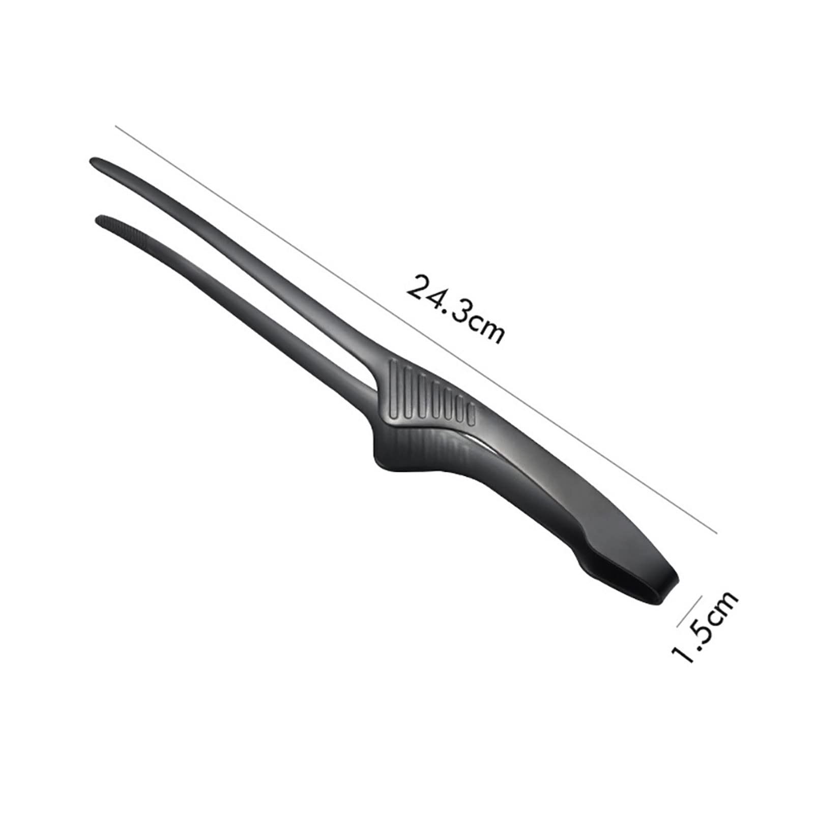 Pinze da Cucina 1pz Delicate Clip per Barbecue in Metallo Pinze autoportanti Antiscivolo Pinze Multiuso per Alimenti Cucina (Oro)