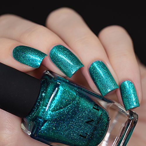 Image of ILNP No Days Off - Stunning Teal Holographic Nail Polish