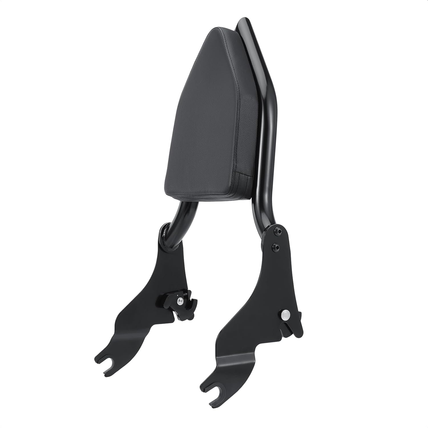 BLACK 24 Inches tall Detachable Sissy Bar Backrest Passenger Backrest Compatible with Harley Touring Street Glide Road Glide Road King Electra Glide 2009-2025 (Black)