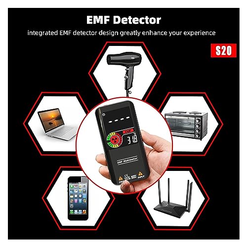 Multímetro digital 9999 cuentas con medidor EMF, capacitor y tester de voltaje AC CC USB 6