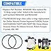 6-Pcs R0586300 Large VITON Collar O-Rings Fits for The Zodiac Nature 2 Fusion,Fusion Soft,Inground,Vision Aboveground,Vision Pro Above Ground,Chlorinator O Ring Replacement Kit