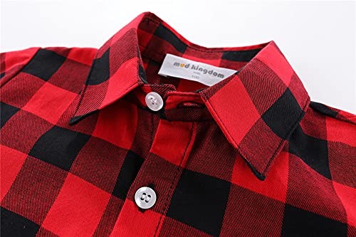 Image of Mud Kingdom Little Boys Dress Shirts Short Sleeve Cute Summer