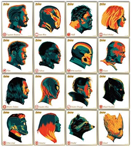 Amazon Co Jp アベンジャーズ インフィニティ ウォー ビジュアル色紙コレクション 16個入りbox 文房具 オフィス用品