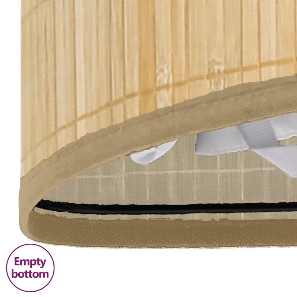 Cesto para la colada esquinera de bambú de 60 L con bolsa interior extraíble, plegable y ahorra espacio, para baño, dormitorio, lavandería, asa estable, cesta de lavandería versátil y cesta de