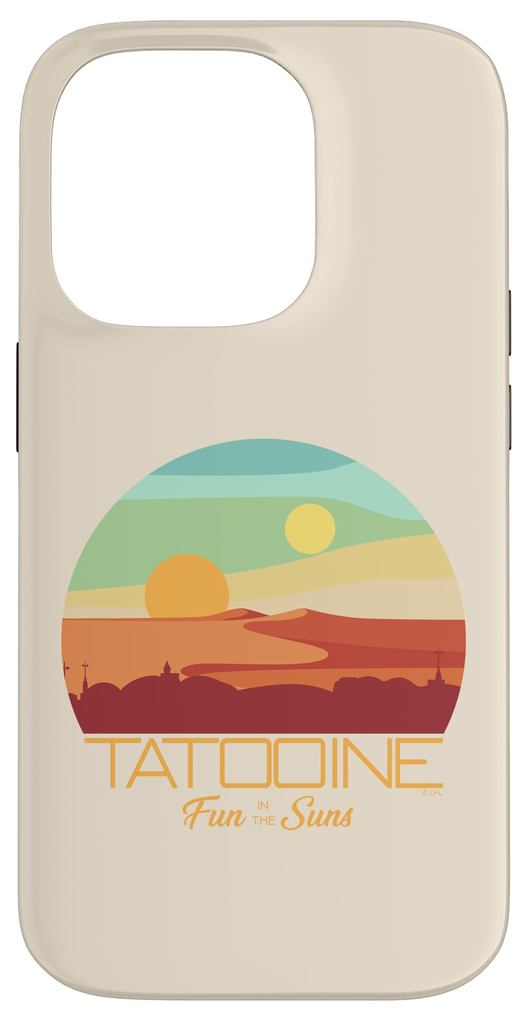 Custodia IPhone 12 Pro Max Star Wars – Tatooine Fun In The Sun – Protezione Robusta - 2