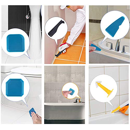 Set di 9 utensili per sigillare il silicone, per