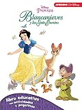  Blancanieves y los siete enanitos (Libro educativo Disney con actividades y pegatinas)