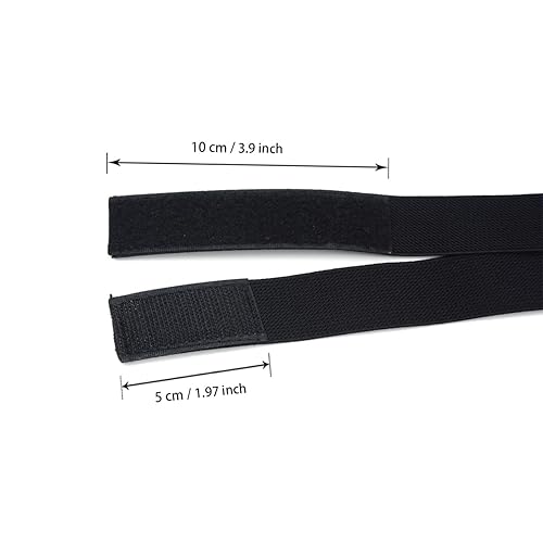 Miniatura 3 de 6 bandas elásticas de encaje de fusión ajustables para peluca de encaje frontal (1 pulgada de ancho)