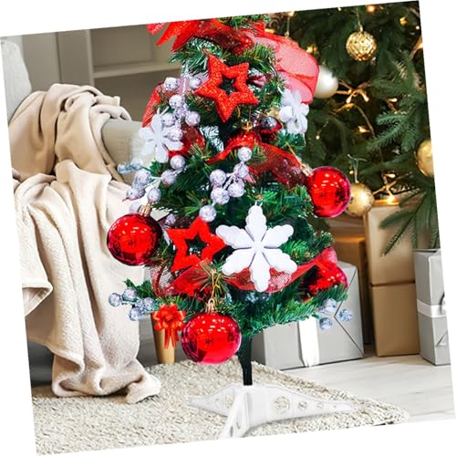 Soporte para Árbol de Navidad Blanco VANZACK para Decoración Navideña en Casa 7