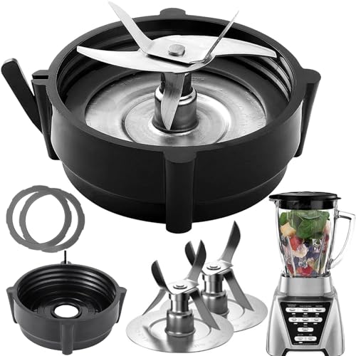 Catálogo para Comprar On-line costo de licuadora oster los preferidos por los clientes. 42 2 Juegos Aspas Licuadora Pro 1200 Xpert, 6 Zletas Blender Blade Piezas de Repuesto Compatibles New Master Series, Con Base de Cuchilla y Anillo de Goma