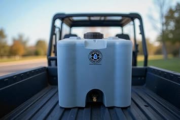 30 Gallon Stackable Emergency Water Storage Tank Heavy-Duty Water Barrel for Long-Term Drinking Water or Preparedness