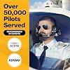 P1 General Aviation Headset for Pilots - Mono, Passive Noise Reduction, Noise Canceling Microphone, Acoustic Ear Cup, AUX Port, GA Dual Plug with Headset Bag