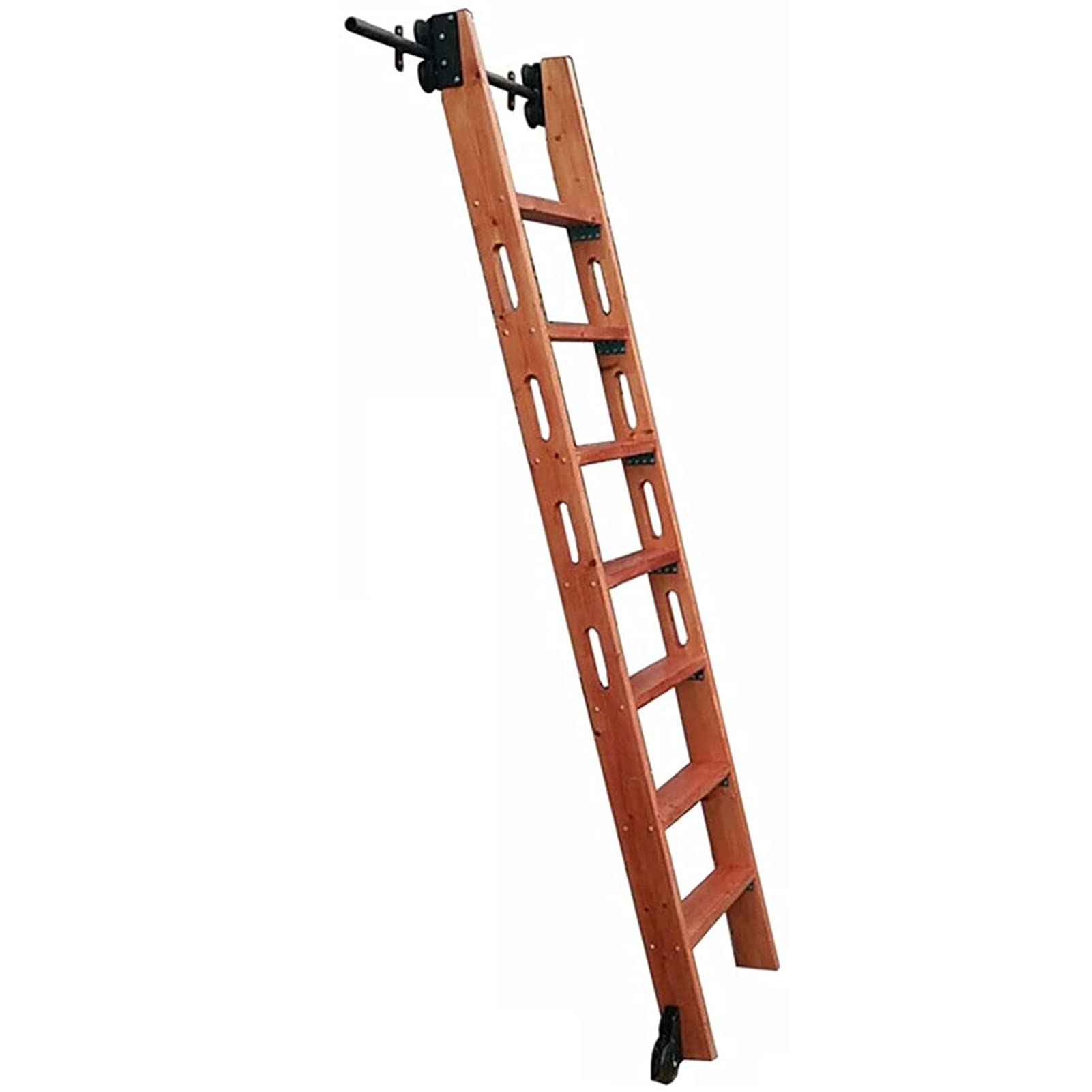 Kit quincaillerie échelle roulante coulissante rail rond 1 à 6m