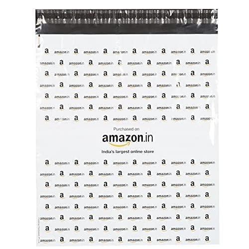 Yopox Economy Printed Poly Mailer Bags with POD Pouch | 16 x 21 Inch Courier Packaging Bags for Amazon E-commerce Shipping | Waterproof Tamper Proof Polybags | Pack of 1 KG