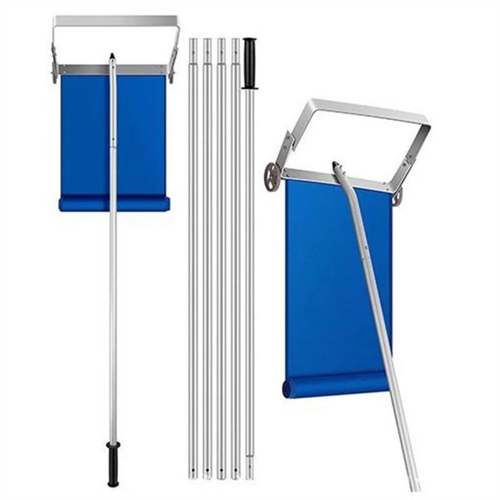 Rascador de hielo para coche 20 Pies Rascador De Nieve Pala De Nieve De Aluminio Pala Pala De Nieve Portátil Herramienta Para Quitar La Nieve De Varilla Antideslizante Ajustable Rascadores de hielo pa