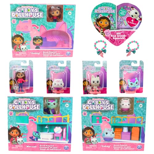 Gabby's Dollhouse lot de tous les 8 ensembles de figurines et de jeux pour enfants