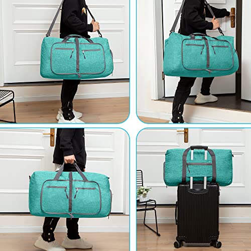 Image of Vomgomfom 65L /85L /115L Foldable Travel Duffle Bag with Shoe Compartment