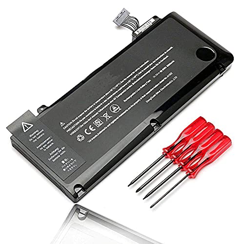 A1322 Reemplazo de batería para Mac Book Pro 13" A1322 A1278 (Mediados de 2009, 2010, 2012, principios de 2011, Finales de 2011); Tamaño 020-6547-A 661-5229 661-5557 MD101LL/ A MD102LL/ A MB990LL/ A Cover