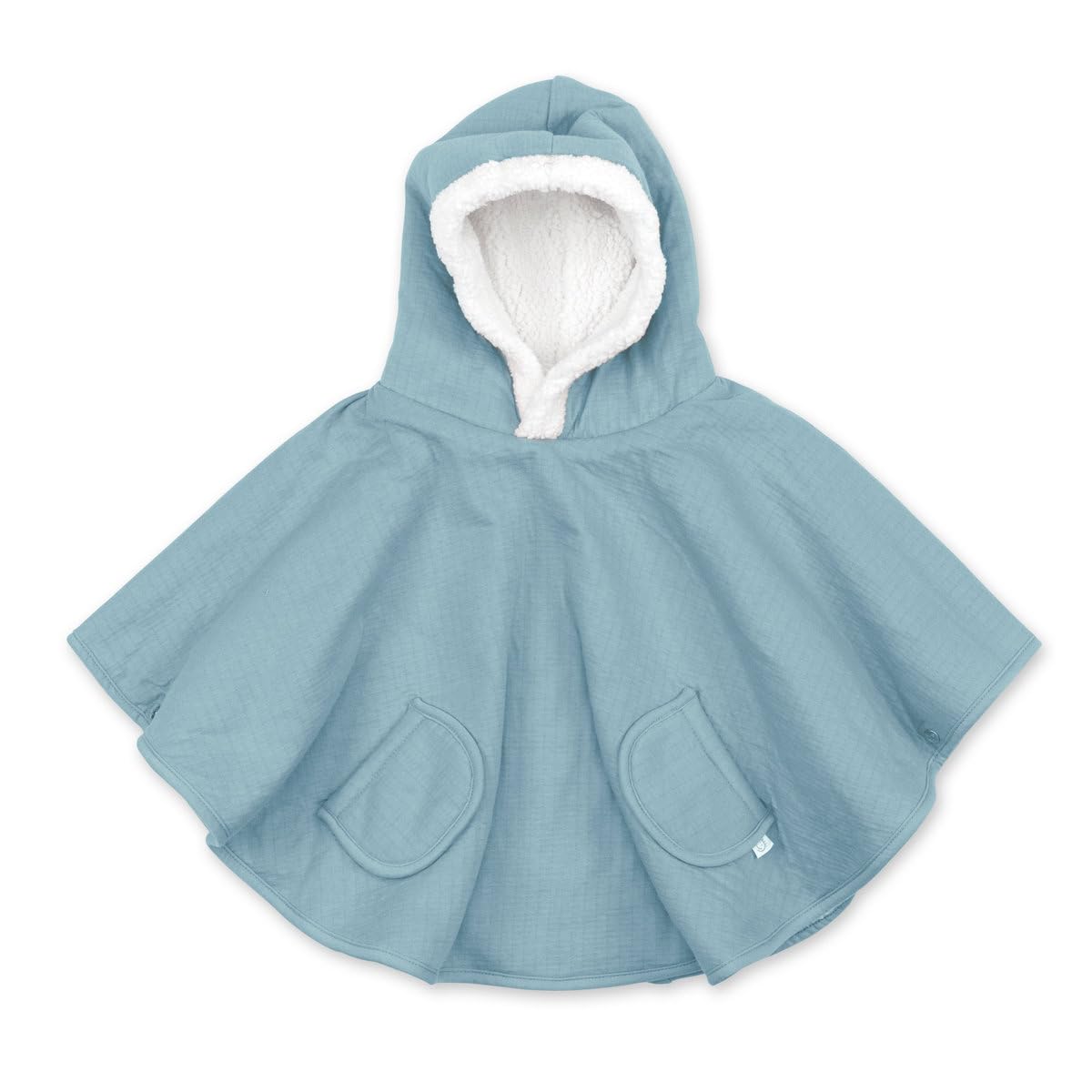 Bemini – Poncho in pile per bambini | Poncho | Bambino | Parka per bambini | Poncho da viaggio Teddy | 9 – 36 mesi |