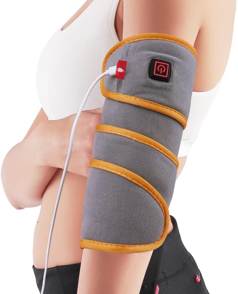 comfheat Heating Pad Wrap for Wrist Hand Arm Leg and Elbow Pain Relief Portable USB Electric