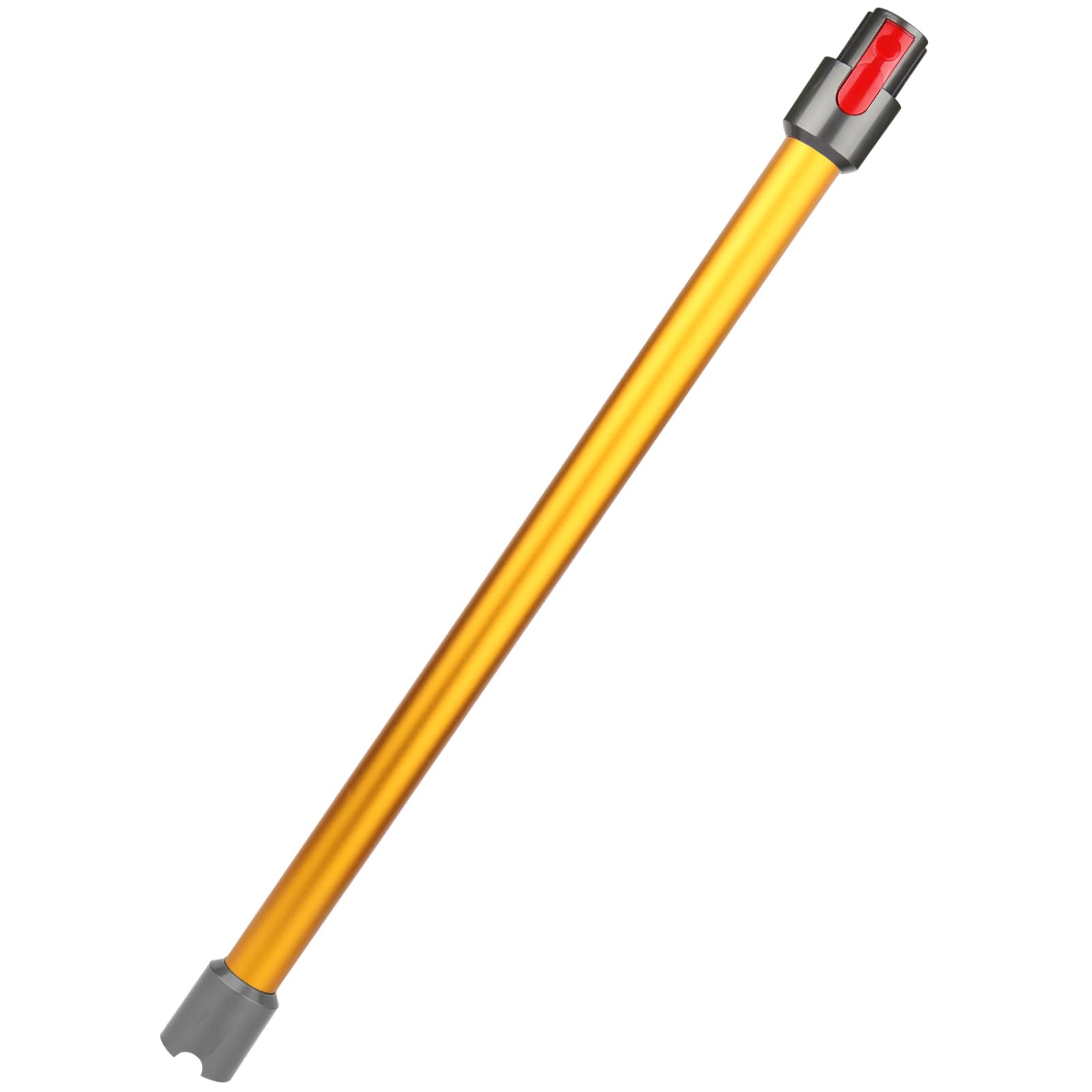 extension wand replacement for dyson v15 v15s v11 v15 v10 v8 v7 detect absolute cyclone,quick release rigid stick tube rod 28.5 inch(not for slim) (gold)