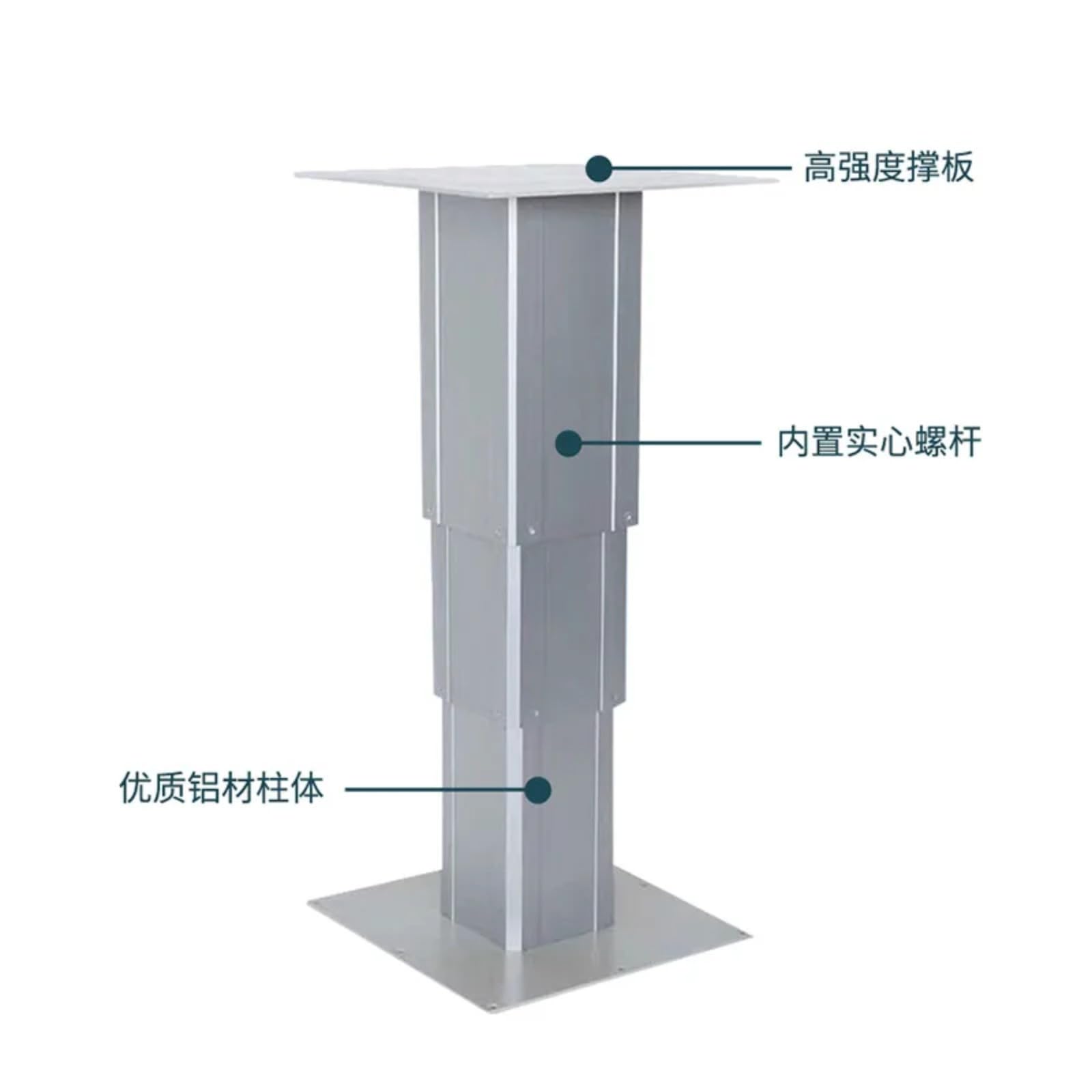 Pneumatischer Tatami Aufzug Aluminium-Legierung Aufzugstisch Automatischer Hydraulik-Hufgang(360-610mm)