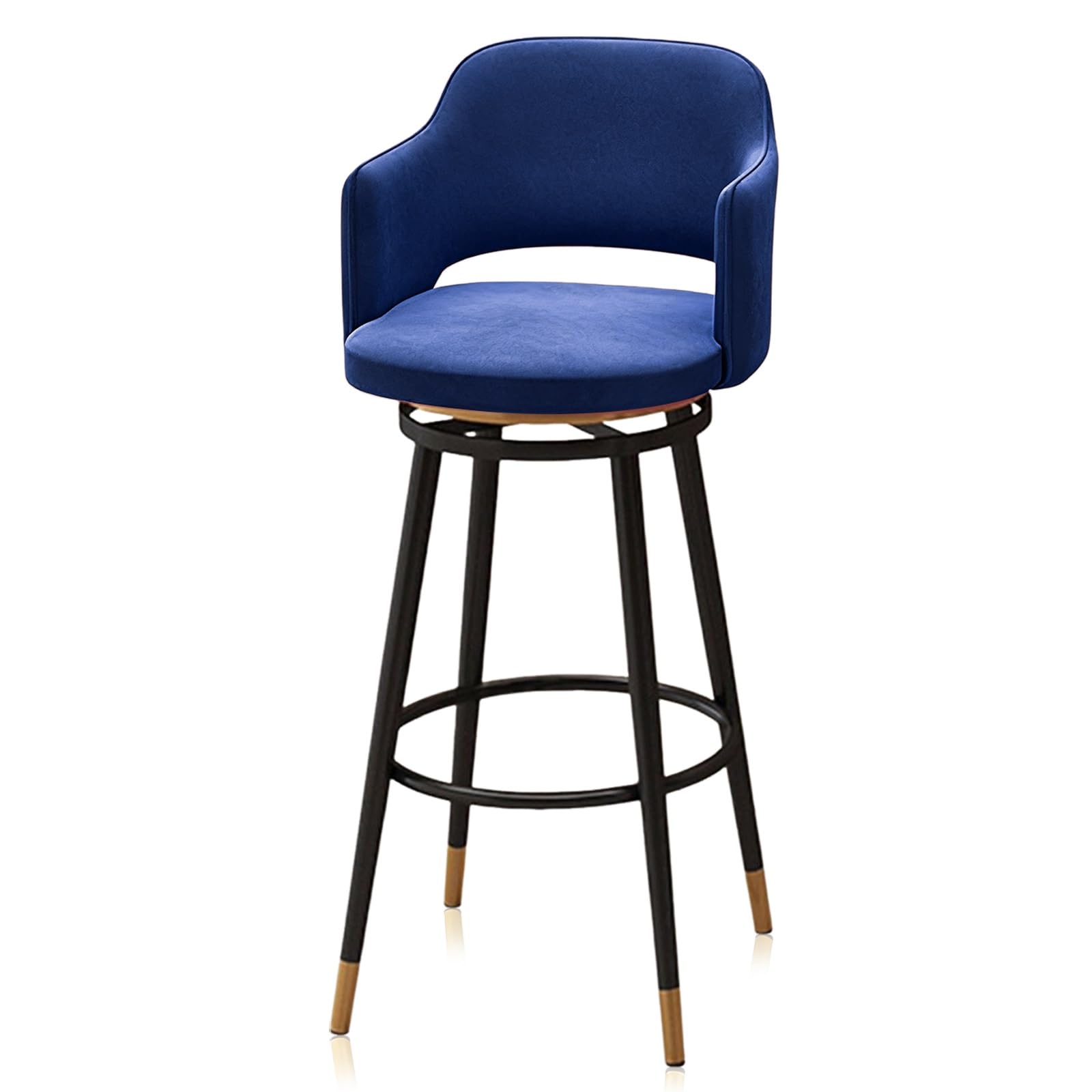 Tabouret de bar pivotant velours : fini le mal de dos autour de votre îlot de cuisine