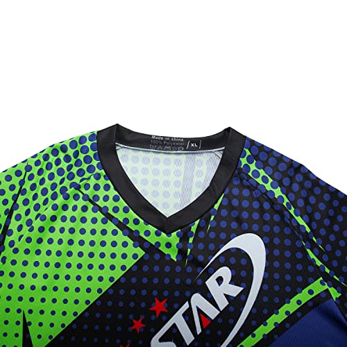 Hotlion Jaqueta masculina MTB Mountain Manga Longa Road Bike Ciclismo Jersey Wear Shirt Clothing Top