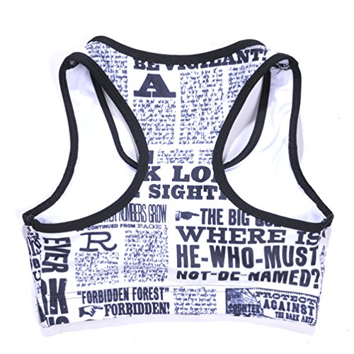 Image of Sister Amy Women's Aerobics Gym Dance Yoga Vest Printed Sports Bra Top Vest