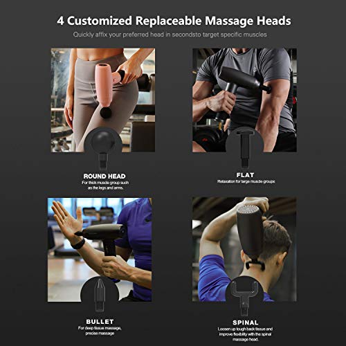 image for BLACKLEAF Massage Gun, Deep Tissue Percussion Muscle Massage Gun for T