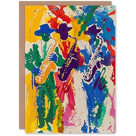Artery8 Jazz Music Fest Birthday Card Cover