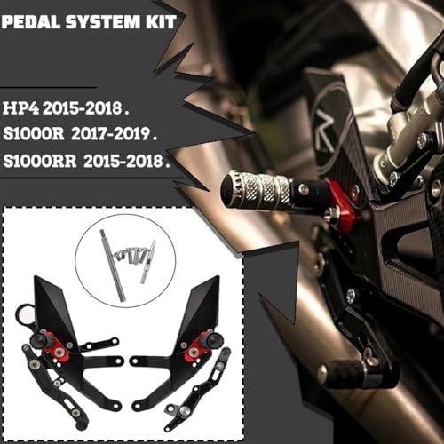 Commandes Reculées Moto pour S1000RR Finition Aluminium Taillé Masse - 3