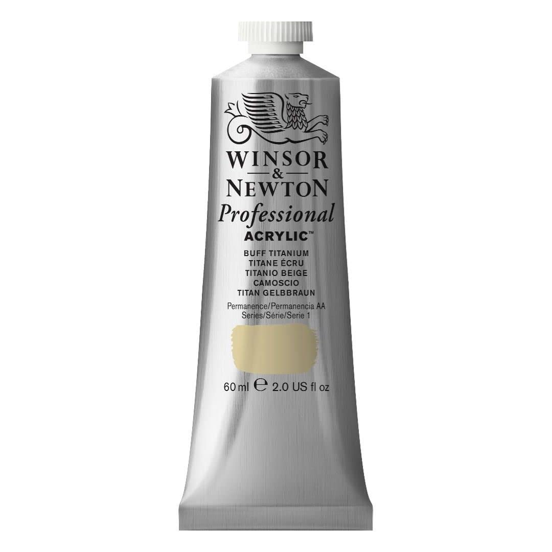 Winsor & Newton 2320060 60 ml Professional Acrylic Colour - Buff Titanium