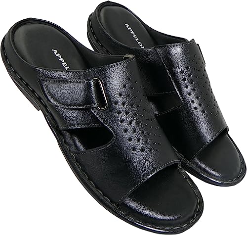 Appelon Trending Men's Synthetic leather Slipper For Ultimate Comfort and Fashion AS1011