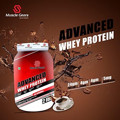 Image of Muscle Gears Advance Whey Protein 2kg Coffee