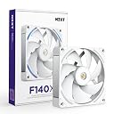 NZXT F140X - 140mm PWM RGB Performance PC Case Fan - White gallery image