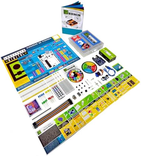 Kit Uno R3 Iniciante 3 Para Arduino Com Cards Explicativos | Amazon.com.br