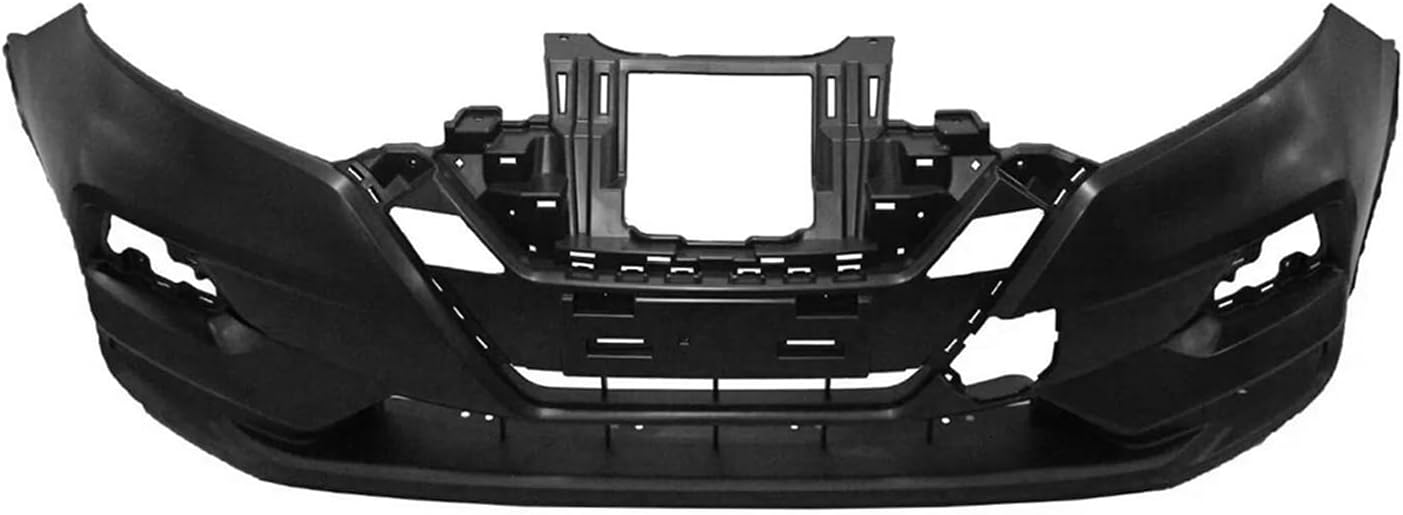 MGWILL Front Bumper Cover Kit Compatible with 2020 2021 2022 Nissan Rogue Sport S, SL, SV 2.0L W/Grille Upper Grill & Fog Lights, W/Tow Hook Hole - Full Body Set