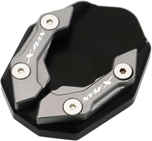 Accesorios de motocicleta Soporte lateral Ampliar Kickstand Extensión Pad para Yamaha XMAX300 MT15 T15 V3 V4 Xmax 300 125 MT R 15 (Color Xmax