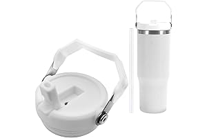 Flip Tumbler Lid Replacement with Straw for Stanley 20 oz And 30...