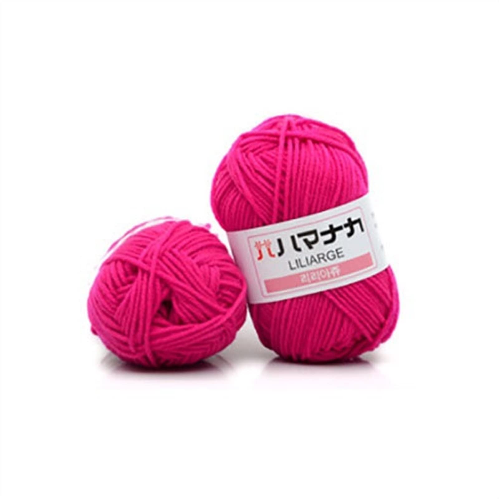XUNCHUNG 10 Roll Milk Sweet Soft Cotton Knitting Wool Yarn，Hand Knitting Wool Crochet Yarn For DIY Sweater,Thick Yarn Fiber Velvet Yarn,25g/Ball (Color : 9)