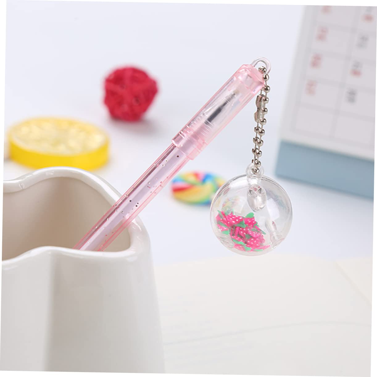 SHINEOFI 30pezzi Pz Penne Con Ciondolo Creativo Stile Assortito Penne Neutre Adorabili Per Scrittura e Disegno Materiale Di Alta Qualità