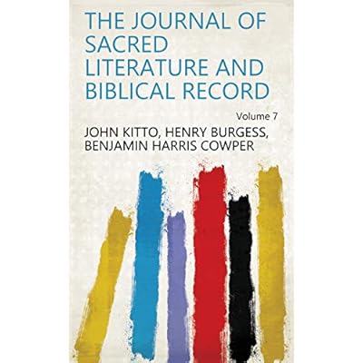 The Journal of Sacred Literature and Biblical Record Volume 7